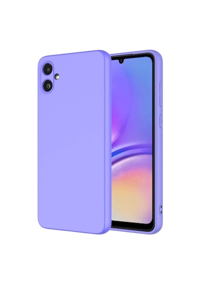 Galaxy Uyumlu A05 Kılıf Yumuşak Silikon Kamera Korumalı Lansman Pazarplus Lila