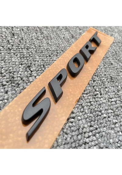 Sport Piano Black Bagaj Yazısı 3m 3d Abs Seat Ateca