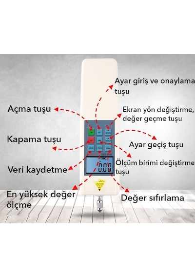 Loyka Hf 500 Elektronik Dijital Dinamometre