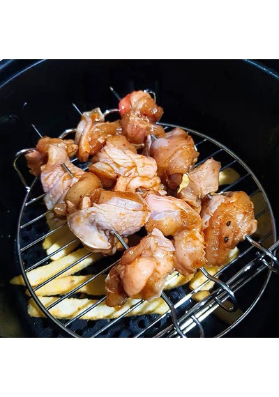 Airfryer Şiş Izgarası Xiaomi 3.5 Lt Ve Philips Uyumlu 4.1 Hava