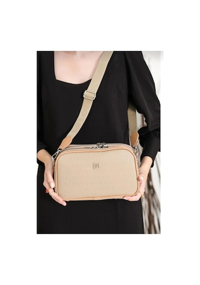Just Polo Kadın 3d Baskılı Ayarlanabilir Askılı Şık Omuz Çantası Ebat: 16 X 26 Cm Kum - Taba 59296659