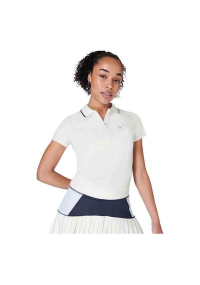 Sweaty Betty Power Tennıs Tee Beyaz