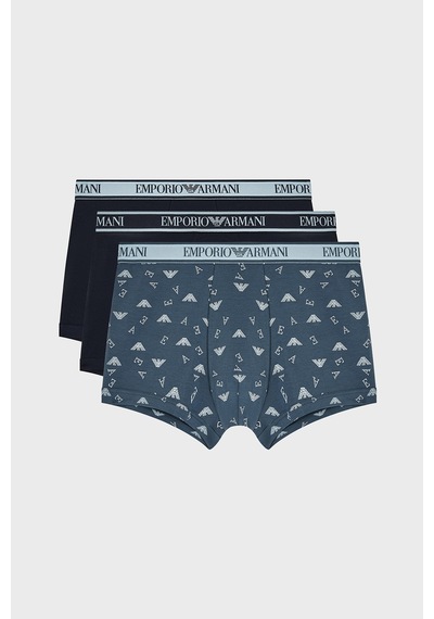 Emporio Armani Erkek Boxer Em000370 Af20669 Mb148 Siyah-gri-lacivert Siyah-Gri-Lacivert
