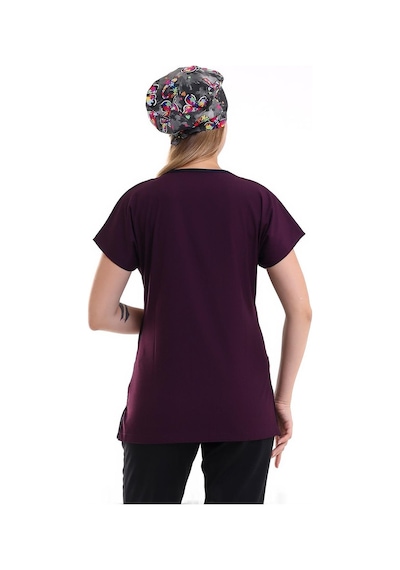 Bflex Soft Yarasa Kol Tek Üst - 6409 Mürdüm Soft-7385