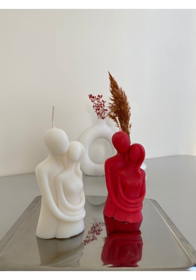 Bernami Mumluk Şamdanpinterest %100 El Yapımı Soya Wax 2 Li Sevgili Mumu Diğer