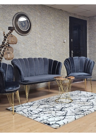 Zafir Gold Kaplama Tel Ayak Papatya Çay Seti Koltuk Takımı , Balkon, Salon, Ofis, Cafe Koltuk Takımı Füme Zafir Gold Kaplama Tel Ayak Papatya Çay Seti Koltuk Takımı , Balkon, Salon, Ofis, Cafe Koltuk Takımı Füme