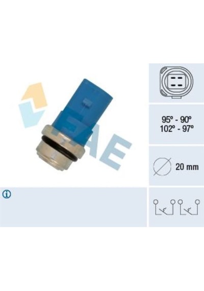 FAE 38391 Fan Müşürü VW 95-102C Passat,A4,A6