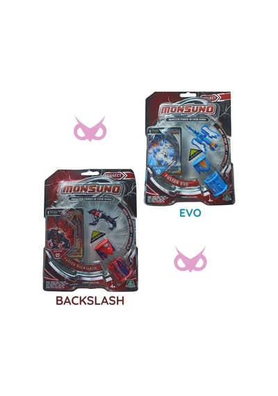Monsuno Lisanslı 6 Lı Fusion Figür Seti Black Buııet, Shadowhornet, Driftblade, Lock, Backslash, Evo Tek Beden
