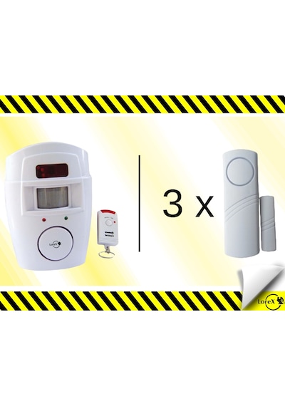 Lorex Ng300 Tek Kumandalı + 3adet 4444c Pencere Alarm