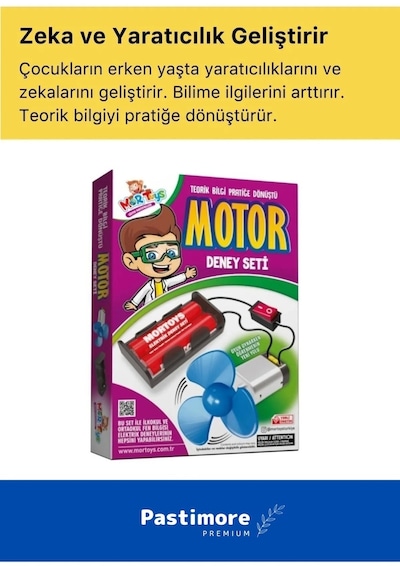 Çocuklar Için Motor Deney Seti Deneysel Elektronik Hobi Okul & Öncesi Bilim Deney Kiti Çocuk