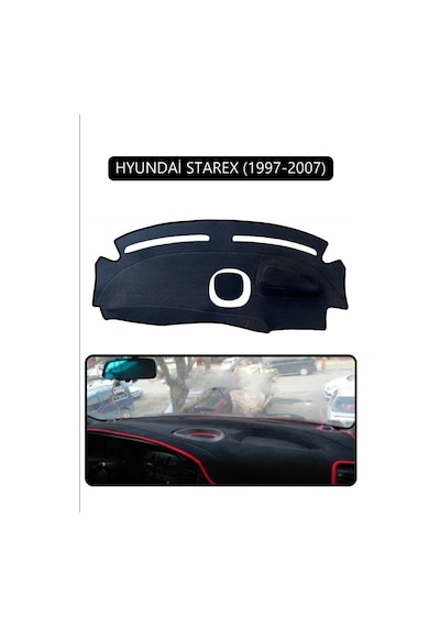 Hyundai Starex 1997-2007torpido Koruma Halısı Siyah Kenar