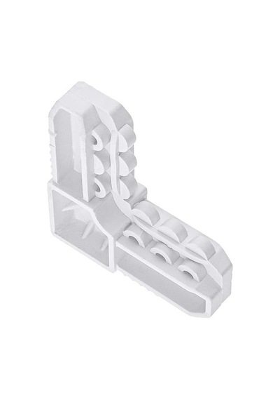 Mavitrend 17x25 mm Sineklik Köşe Takozu 10 Adet Beyaz Renkli