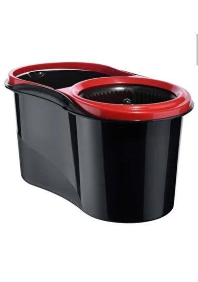 Turbo Star Black Microfiber Döner Başlıklı Temizlik Seti Büyük Boy Mop 13 Lt.
