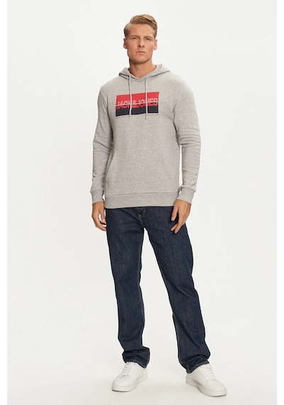 Jack & Jones Erkek Sweat 12256849 Açık Gri Açık Gri