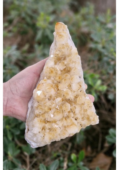 Doğal Sitrin Kristali Dekoratif Büyük Parça 2 Kilo 115 Gram