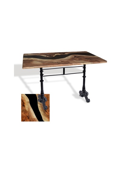 Çipa 3002 Döküm Ayak Masa 70x120 Cm - Werzalit, Wermodin Ve Allzalit Tabla - Epoxy Çok Renkli Çipa 3002 Döküm Ayak Masa 70x120 Cm - Werzalit, Wermodin Ve Allzalit Tabla - Epoxy Çok Renkli