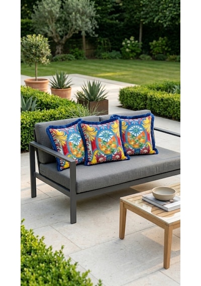 Solea Limoncello Azure Yastık Çok Renkli