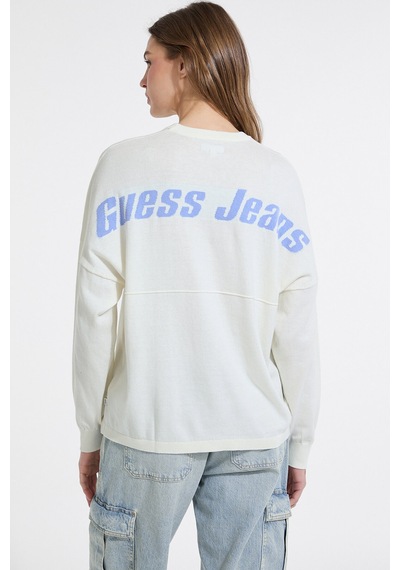 Guess Jeans Kadın Triko W5yr34z3hm1 Beyaz