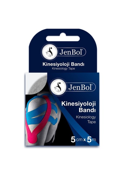 Jenbol Kinesiology Tape  Bandı 5 Cm X 5 M - Beyaz