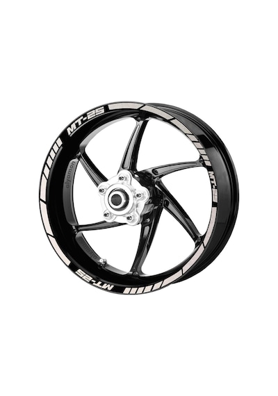 Deeb Yamaha Mt25 Jant Şeridi Beyaz Beyaz Model X N11.76354