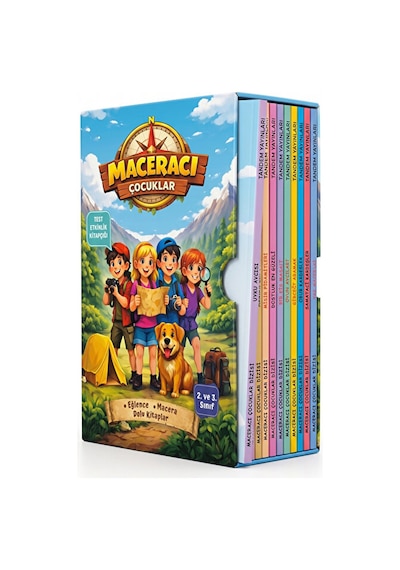 2. Ve 3. Sınıf Maceracı Çocuklar Dizisi 10 Kitap Takım