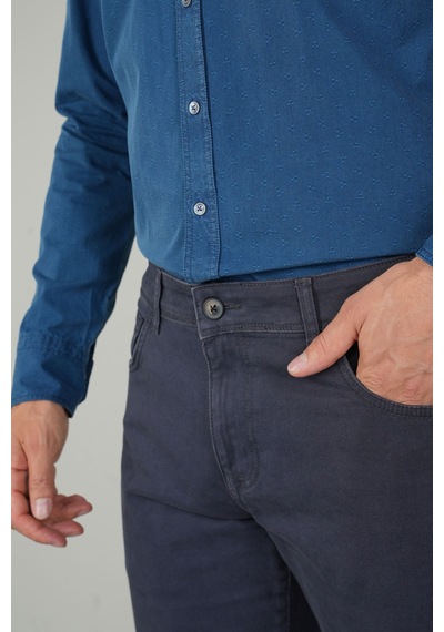 Bisse Lacivert Gabardin Pamuk 5 Cepli Spor Pantolon Pns24k24004 D39 Lacivert
