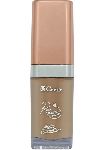 Cecile Rose Water Matte Foundation Mat Fondöten 03