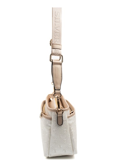 Silver Polo Sp1184 Kadın Çapraz Çanta Logolu Sedef-s.nut