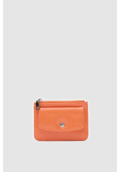 Shule Bags Carry Kapaklı Kadın Kartlık Turuncu