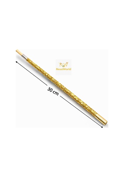 30 Cm Altın Gold Payetli Sigara Tutacağı 1920 Ler Gatsby Parti Aksesuarı Diğer