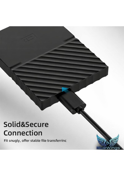 Usb-c To Micro B 3.0 Hard Disk Kablosu 1 Metre 5gbps Yüksek Hızlı Veri Aktarımı Type-c Harici Hdd & Ssd Bağlantı Kablosu