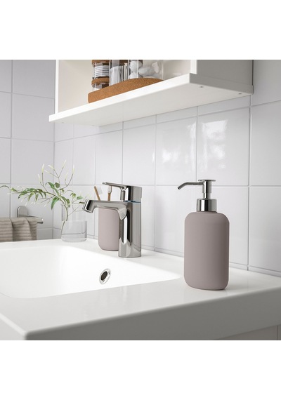 Ikea Ekoln Diş Fırçalık 6 X 9 X 11 Cm Bej