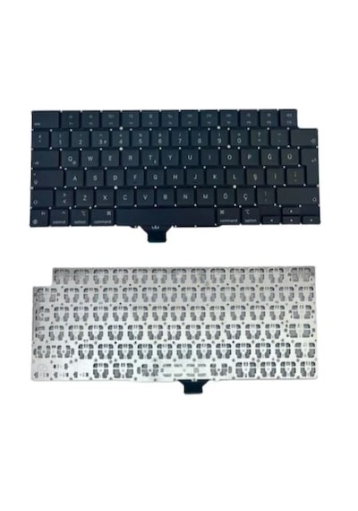 Apple Uyumlu MacBook Pro M1 14" / 16" A2442 / A2485 Klavye - Tr - Büyük Enter