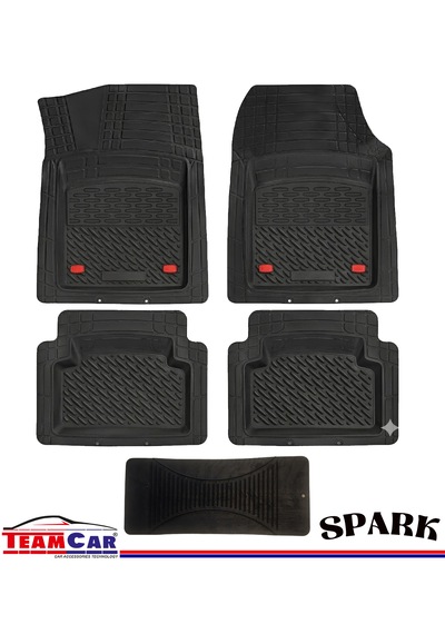Spark Safir 4d Havuzlu Paspas Siyah