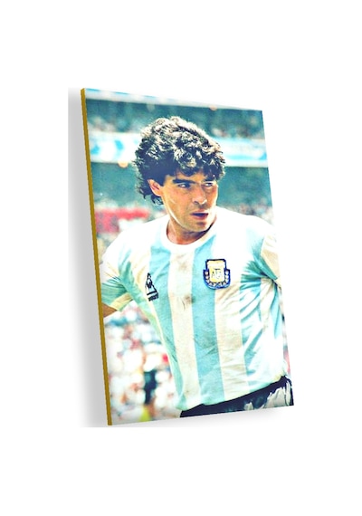 Cakasepetim Diego Maradona Arjantin Milli Takımında Ahşap Mdf Tablo