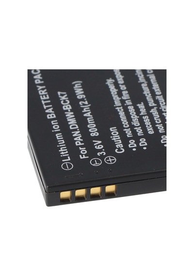 Panasonic Dmw-bck7 Pil Acd-341, Dmw-bck7gk, Nca-yn101g, Sdbck7, Dmw-bck7, Dmw-bck7pp, Nca-yn101h, Dmw-bck7e, N İçin Uygun Pil