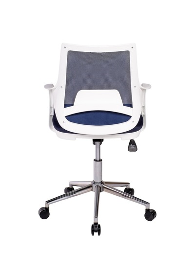 Ofisbazaar Buya Beyaz Fileli Çalışma Koltuğu Ergonomik Şef Ve Toplantı Koltuğu Lacivert Lacivert
