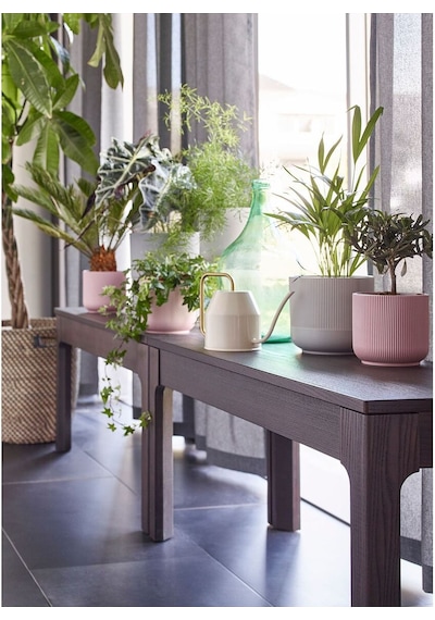 Seramik Saksı, Pembe, 12 Cm 3 Adet