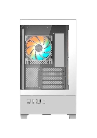 Gıgabyte Gb-c201pı Panoramık Gamıng Mıd-tower Pc Kasası Beyaz 360mm Sıvı Soğutucu Desteği