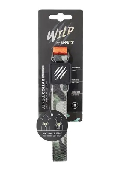 M-pets Wild Jungle Collar Köpek Boyun Tasması M Çok Renkli