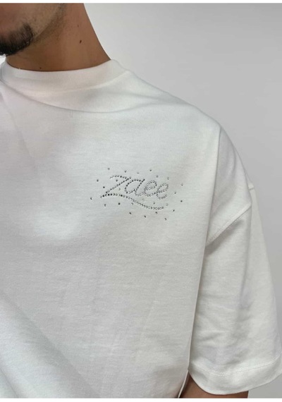 Zaee Signature Oversize Taş İşlemeli Tişört Çok Renkli