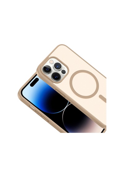 İphone 13 Pro Kılıf Magsafe Kamera Korumalı Mat Parmak İzi Tutmayan Grlpro Lacivert