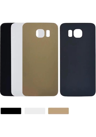 Samsung Galaxy S6 G920f İle Uyumlu Arka Pil Kapak Altın