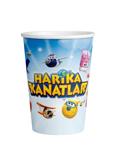 Harika Kanatlar Karton Bardak 8'li8 Oz