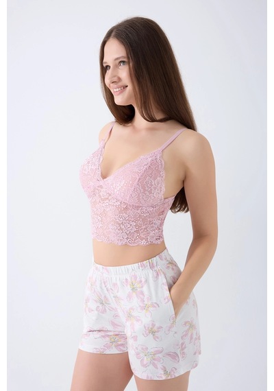 Angbutik Arnetta 3625-s Kadın 3'lü Takım PEMBE
