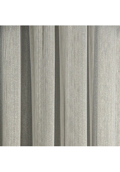 Decoperde Gold Simli İnce Çizgili Tül Perde Seyrek Pile 1'e 2 Pile