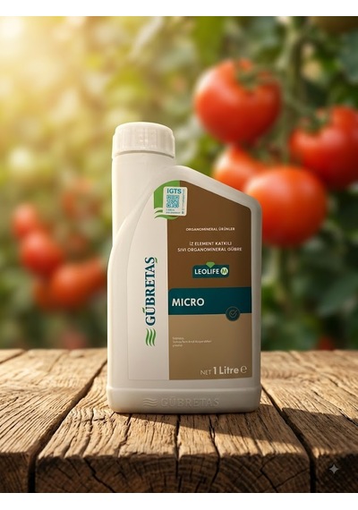 Leolife Mıcro Sıvı Organomineral İz Element Gübresi - 1 Litre Sararma Giderici, Tam Kapsamlı Mikro Besini