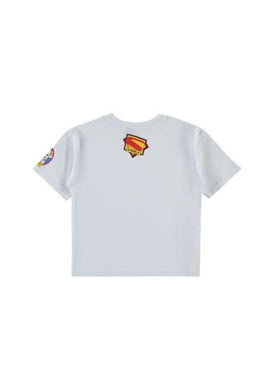 Superman Süperman Baskılı 6-9 Yaş Tişört - Beyaz