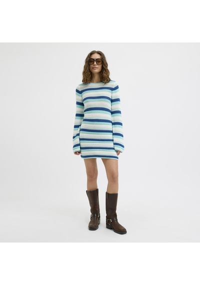 Jack & Jones Kadin Sifir Yaka Uzun Kollu Örgü Elbise - Rory - 12275508 Aqua Sky Jack & Jones Kadin Sifir Yaka Uzun Kollu Örgü Elbise - Rory - 12275508 Aqua Sky