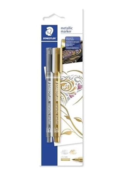 8323s Bk2 Metalik Markör 2'li Set Diğer